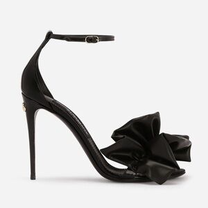 Dolce & Gabbana Ruched-Detail Sandals Black Women’s EU 37/US 7